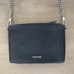 Rebecca Minkoff Avery Crossbody Leather Purse with Chain Strap